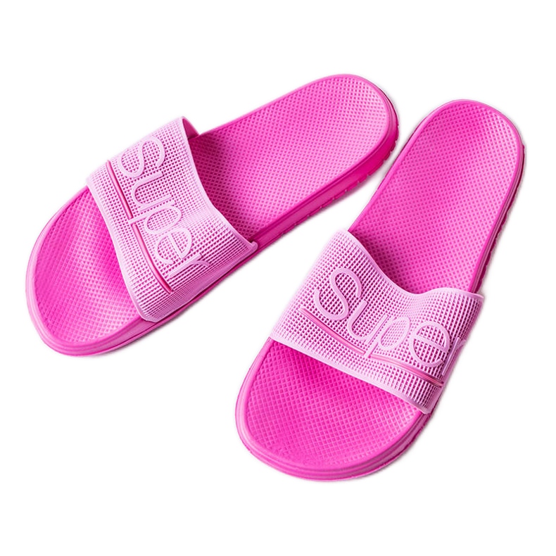 Pantofole in gomma rosa di Azelio