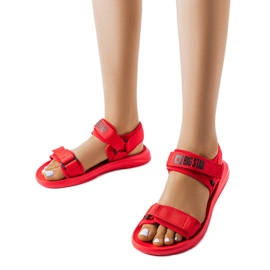 Sandali sportivi rossi Big Star HH274A027 rosso