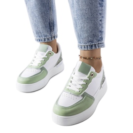 Sneakers verdi sulla piattaforma Tooele verde
