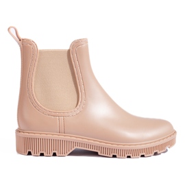 Stivali beige corti di Shelovet