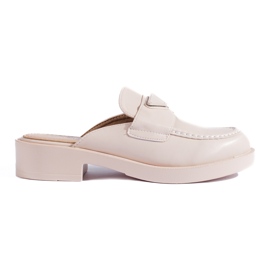 Ciabatte beige con punta incorporata di Shelovet