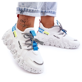 PS1 Sneakers Slip-on alla moda White Evolution bianco