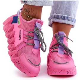 PS1 Sneakers Slip-on alla moda Pink Evolution rosa