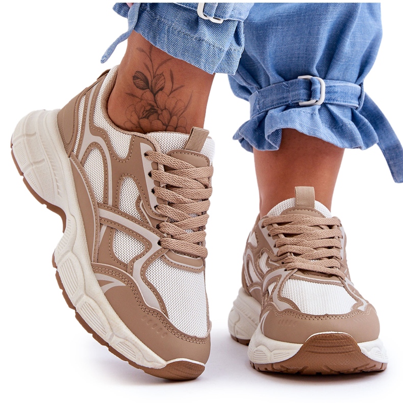 FG2 Scarpe Sportive Donna Beige Contiro