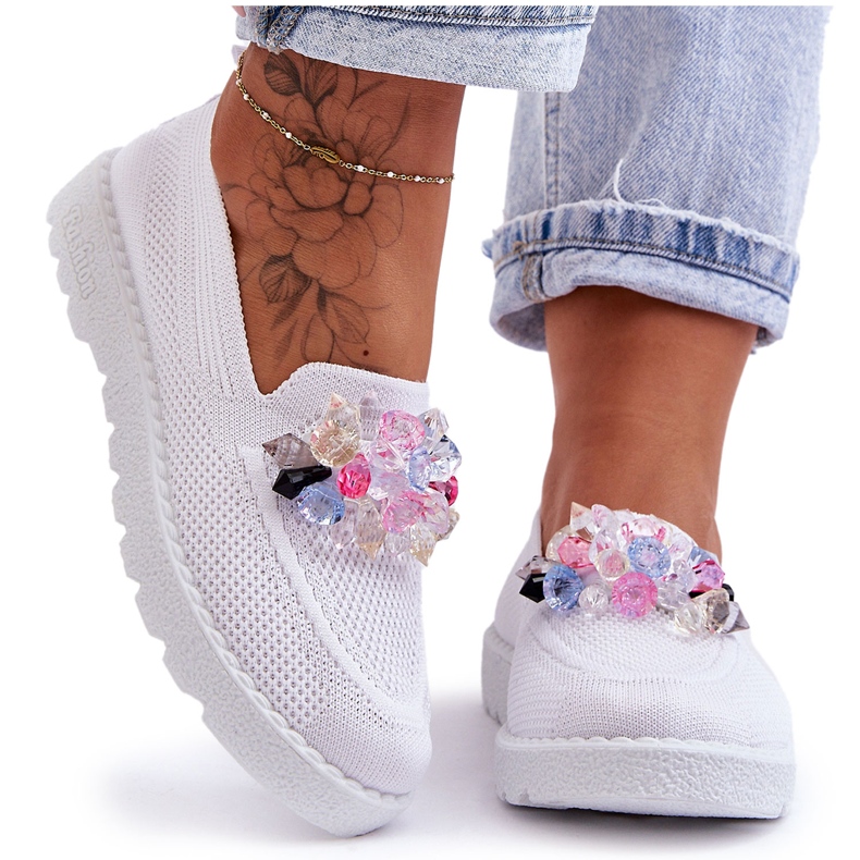 PM1 Sneakers Donna Sneakers Slip-On Bianche Taylor bianca