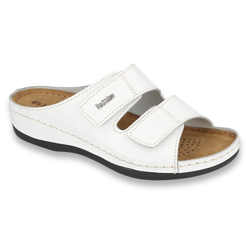 Inblu scarpe da donna pantofole 158D107 bianca