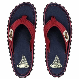 Infradito Gumbies Islander Navy Coast 708210945547 rosso