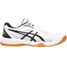 Asics Upcourt 5 M 1071A086 103 scarpe da pallavolo bianco bianco