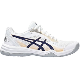 Asics Upcourt 5 W 1072A088 104 scarpe da pallavolo bianco bianco