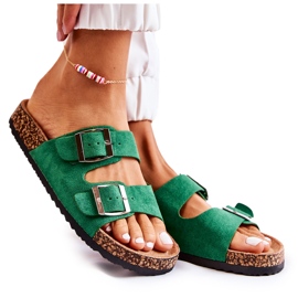 Bellucci Slip-on Misandei da donna di colore verde