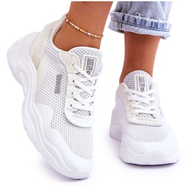 Scarpe Sportive da Donna in Tessuto Memory Foam System Big Star LL274A064 Bianche bianca
