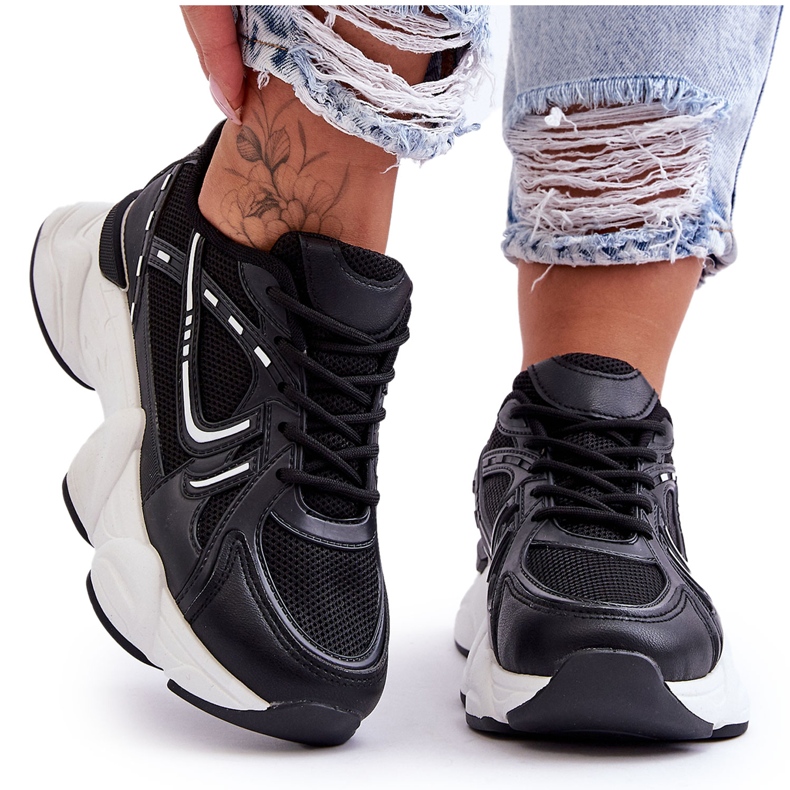 FG2 Scarpe Sportive Sneakers Donna Nere Feluci nero