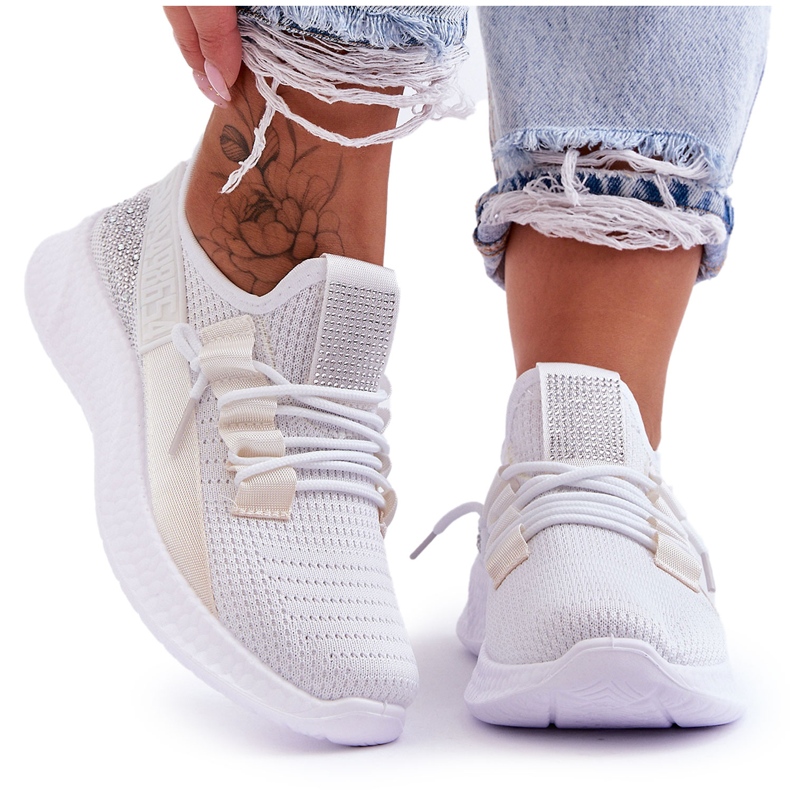 PM1 Scarpe Sportive Slip-On Donna Bianco Hold Me! bianca