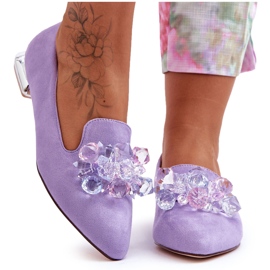 PS1 Mocassini da donna con tacchi piatti impreziositi Viola Sloane