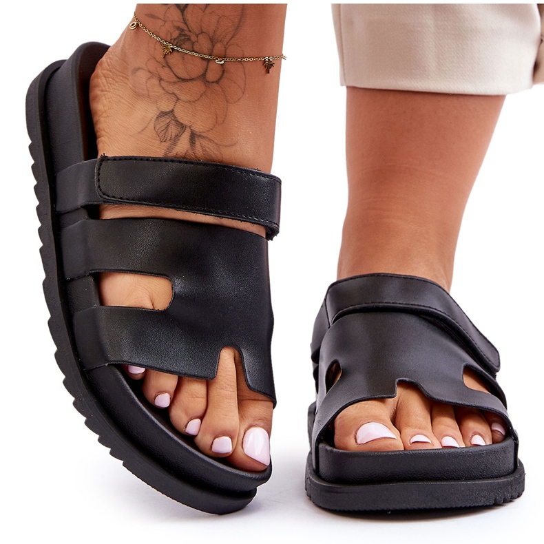 Pantofole Molie nere da donna classiche nero