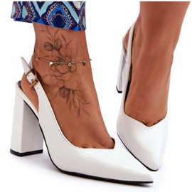 Décolleté Peep Toe classiche Bianche Amore mio bianco