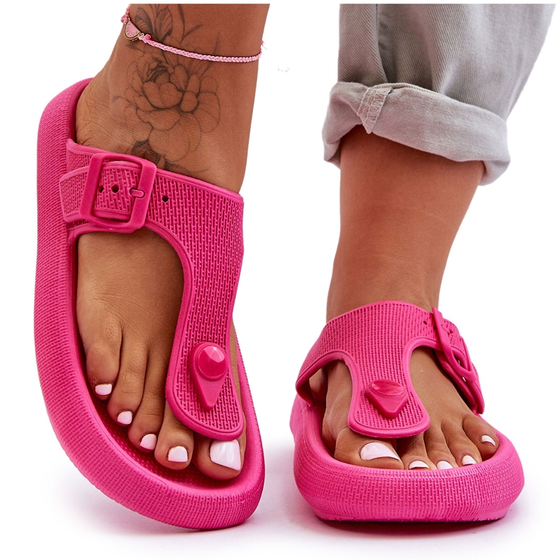 Infradito da donna in gommapiuma fucsia Apollo rosa