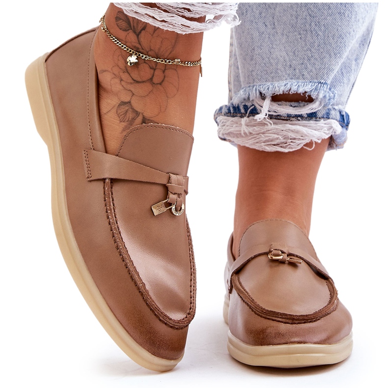 PM1 Mocassini Classici da Donna Marrone Cortez