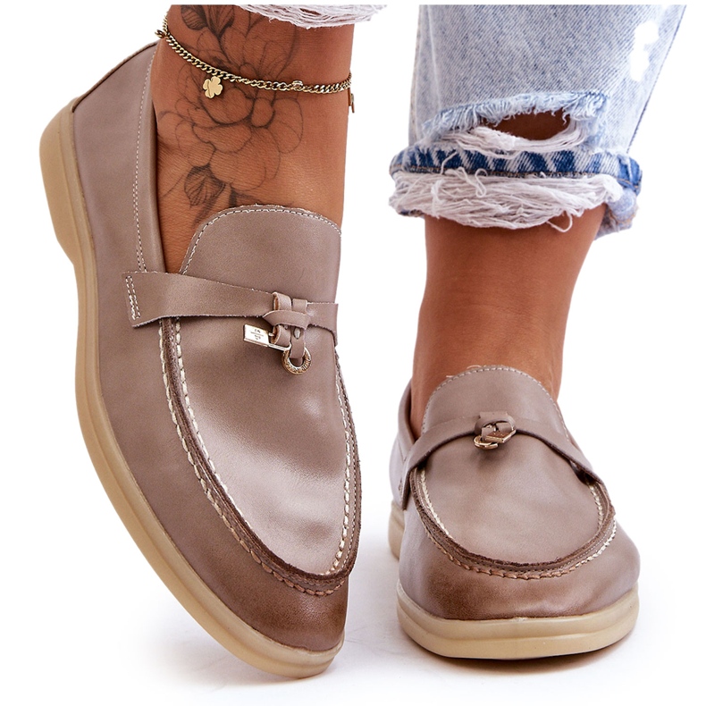PM1 Mocassini Classici da Donna Grigio Cortez