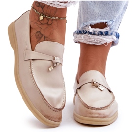 PM1 Mocassini Donna Classici Beige Cortez