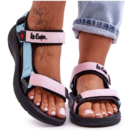 Sandali Sportivi da Donna Lee Cooper LCW-23-34-1688L Rosa-Blu