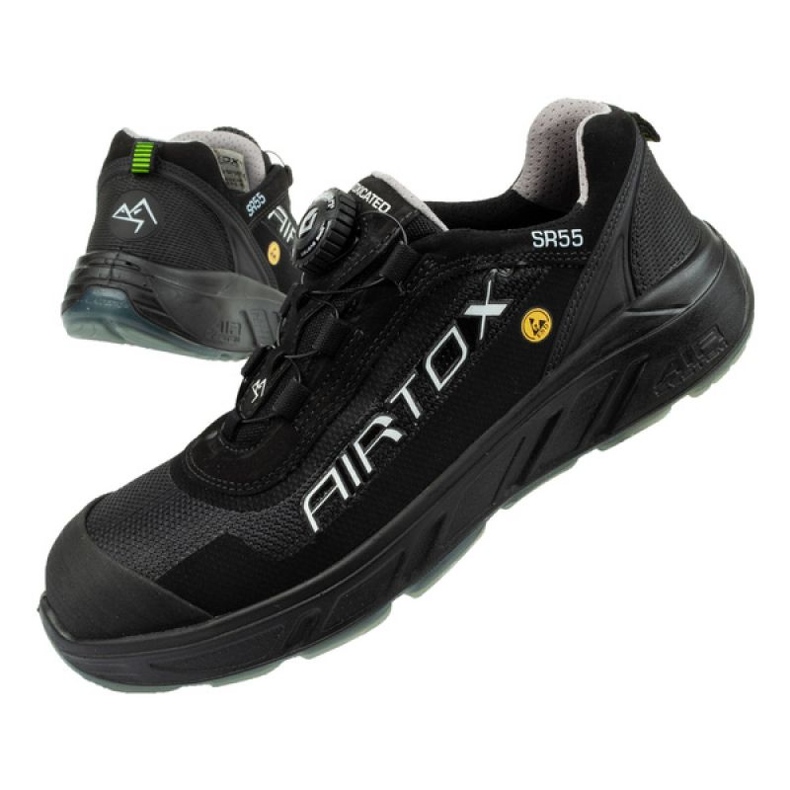 Scarpe da lavoro Airtox Techfiber S1-P Src Esd SR551CA nero