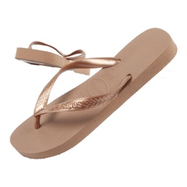 Infradito Havaianas in oro rosa d'oro