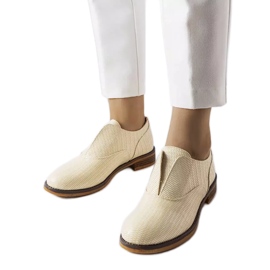 Francesina beige LS5379 Tortora