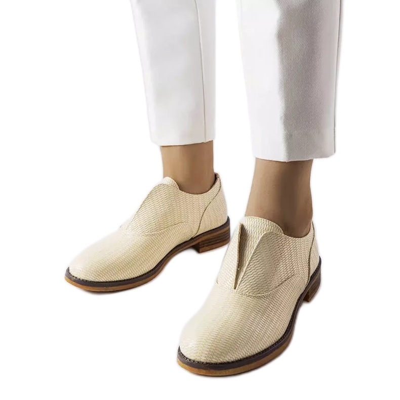 Francesina beige LS5379 Tortora