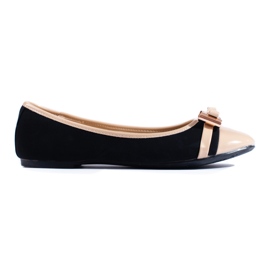 Ballerine da donna con fiocco Shelovet nere nero