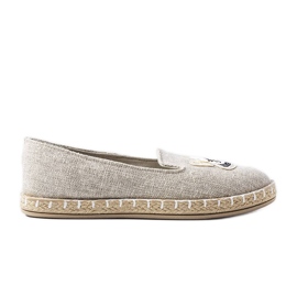 Inna Sneakers da bambino grigie con applicazione Peppi grigio