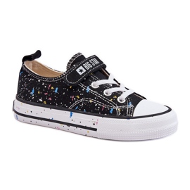 Sneakers con velcro per bambini Big Star LL374063 Nere nero