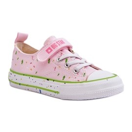 Sneakers con velcro per bambini Big Star LL374064 Rosa