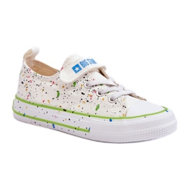 Sneakers con velcro per bambini Big Star LL374062 Bianche bianco