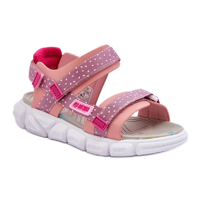 Sandali con velcro per bambini Big Star LL374202 Rosa