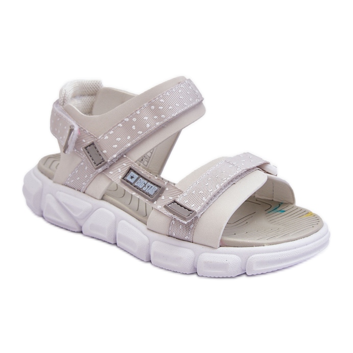 Sandali con velcro per bambini Big Star LL374201 Grigio