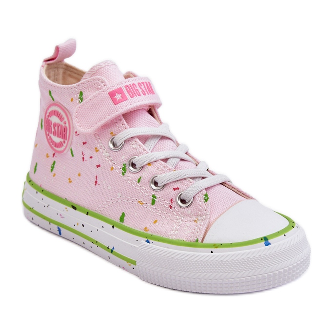 Sneakers a fantasia per bambini Big Star LL374051 Rosa