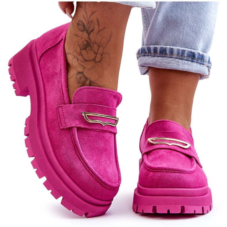 PS1 Mocassini senza lacci in camoscio da donna Rosa Pure Love