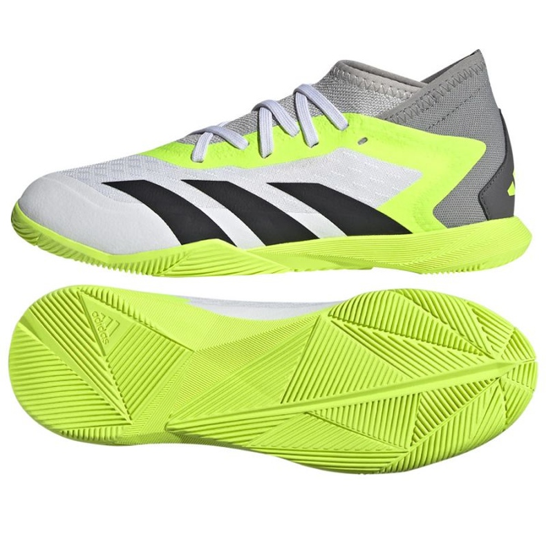 Scarpe da calcio Adidas Predator Accuracy.3 In Jr IE9449 bianca bianca