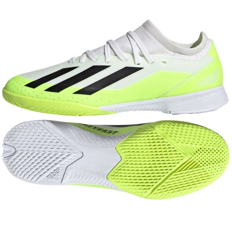 Scarpe da calcio Adidas X Crazyfast.3 In Jr IE1563 bianca bianca