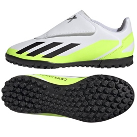 Scarpe da calcio Adidas X Crazyfast.4 Vel Tf Jr IE4060 bianca bianca