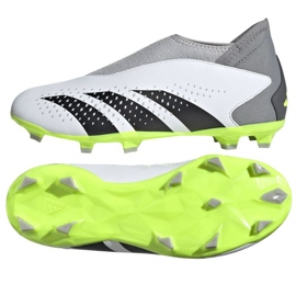 Scarpe adidas Predator Accuracy.3 Ll Fg Jr IF2265 bianco bianco