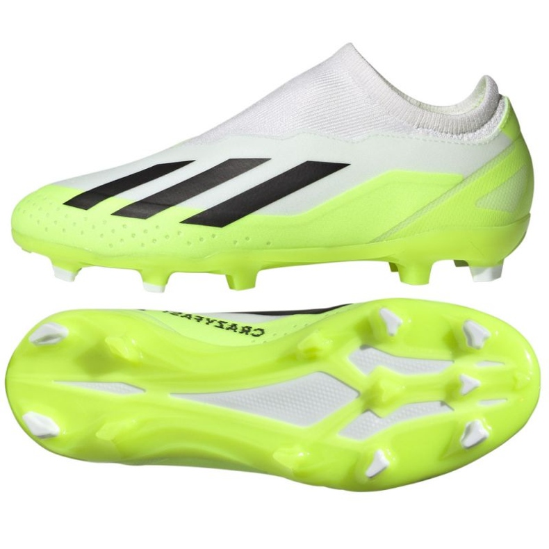 Scarpe adidas X CRAZYFAST.3 Ll Fg Jr ID9357 bianca bianca