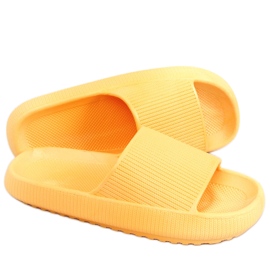 Ciabatte a cuscino giallo Yang