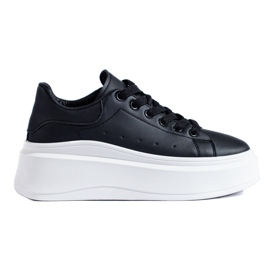 Shelovet scarpe sportive da donna nere bianca