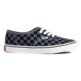 Sneakers a quadri nere e grigie di Shelovet grigio