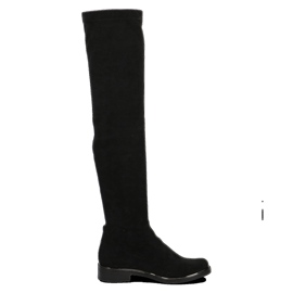 Stivali da donna Over the Knee Stretch Black Caprice 25510-41 044 nero
