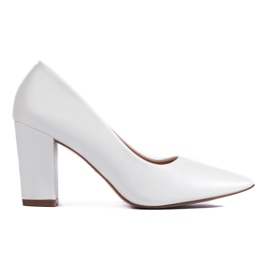 Décolleté bianchi Shelovet sul blocco bianco