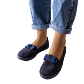 Sneakers traforate Zorda blu navy