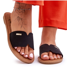 Tacchi piatti comodi da donna Black Coraline nero